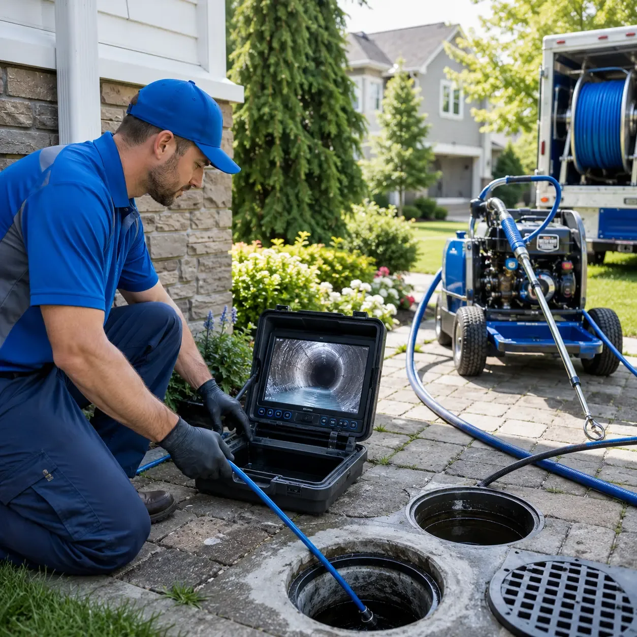 Outdoor drain cleaning professionals serving Pomona, IL